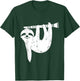 Sloth Musician Gift Clarinet T-Shirt - T-Shirt | Forest