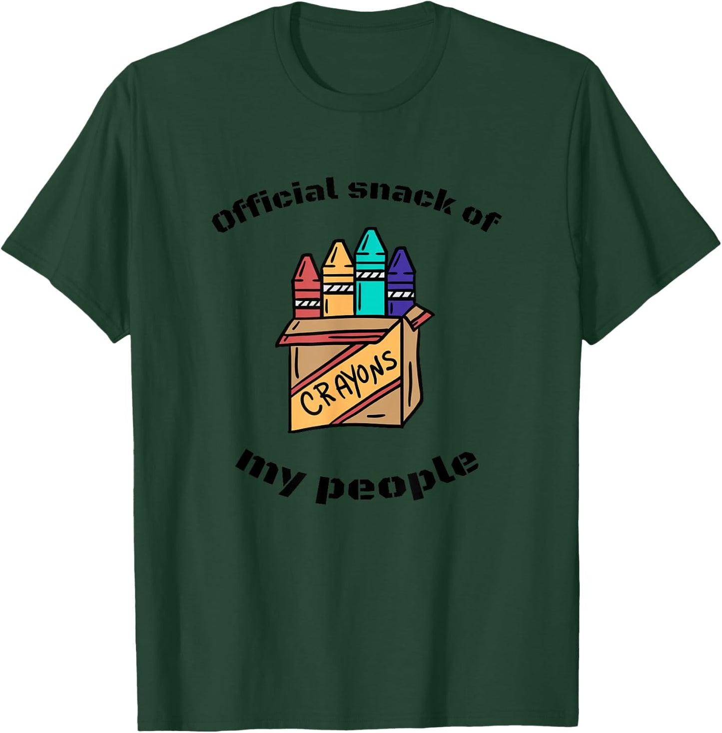 Crayon snack shirt T-Shirt - T-Shirt | Forest