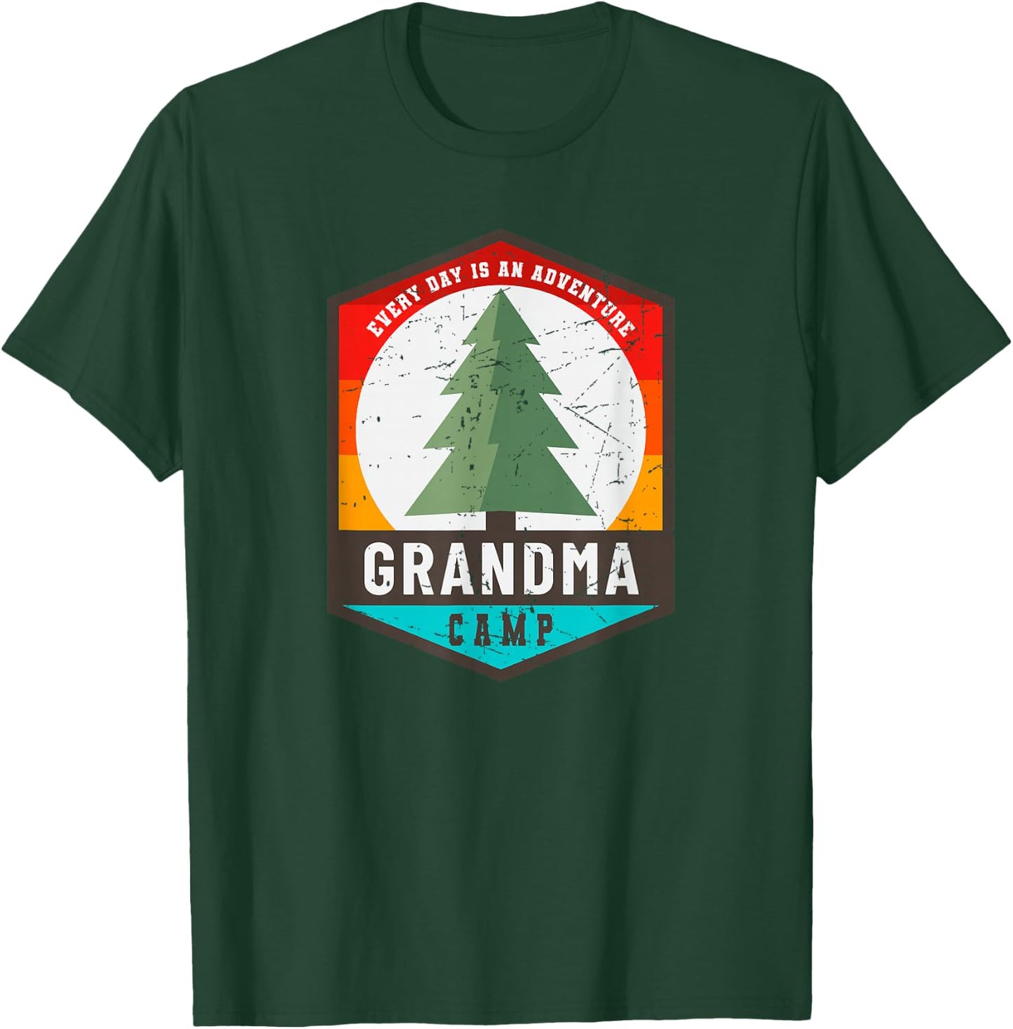 Fun Grandma Camp Every Day Is An Adventure Matching Family T-Shirt - T-Shirt | Forest