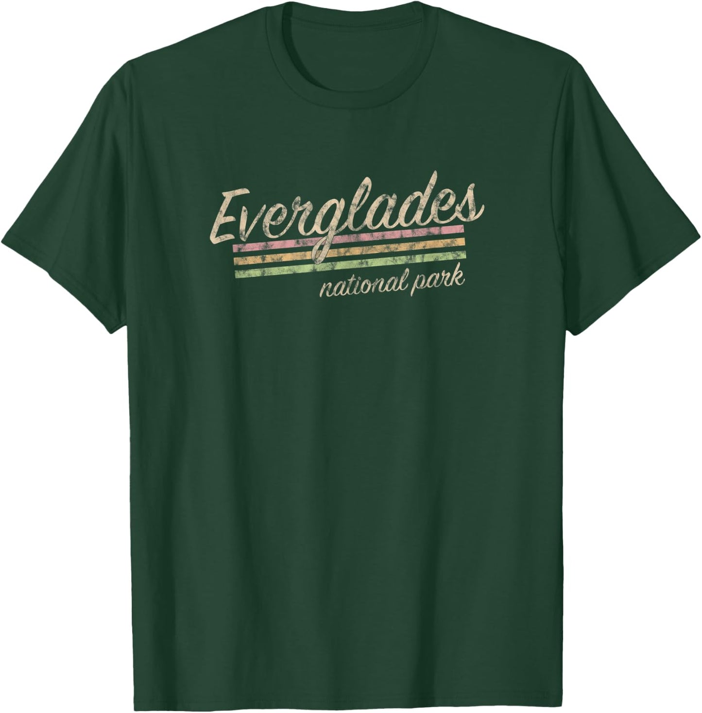 Everglades National Park Retro Vintage T-Shirt - T-Shirt | Forest