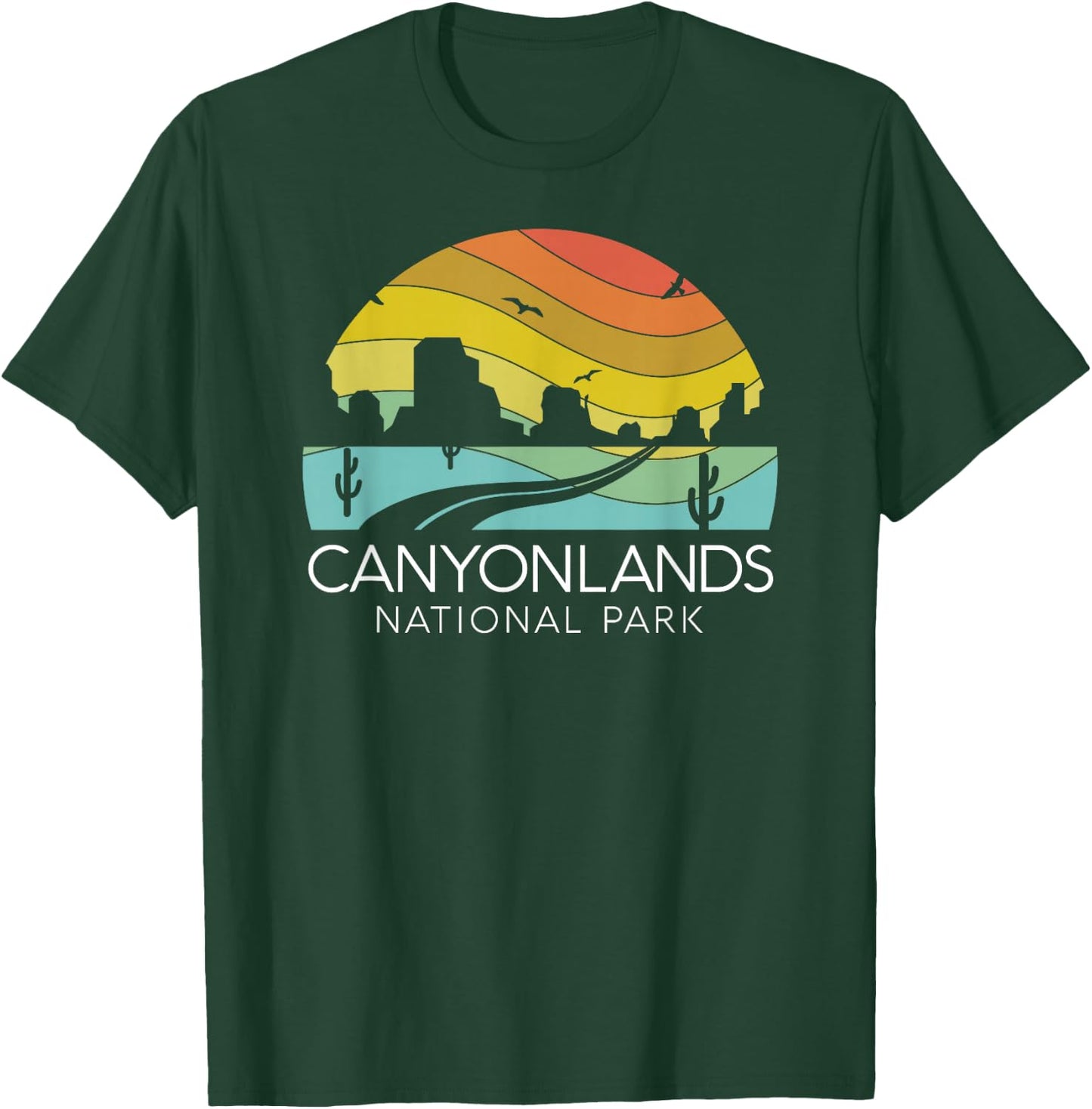 Canyonlands National Park Utah Zion Bryce Canyon Arches USA T-Shirt - T-Shirt | Forest