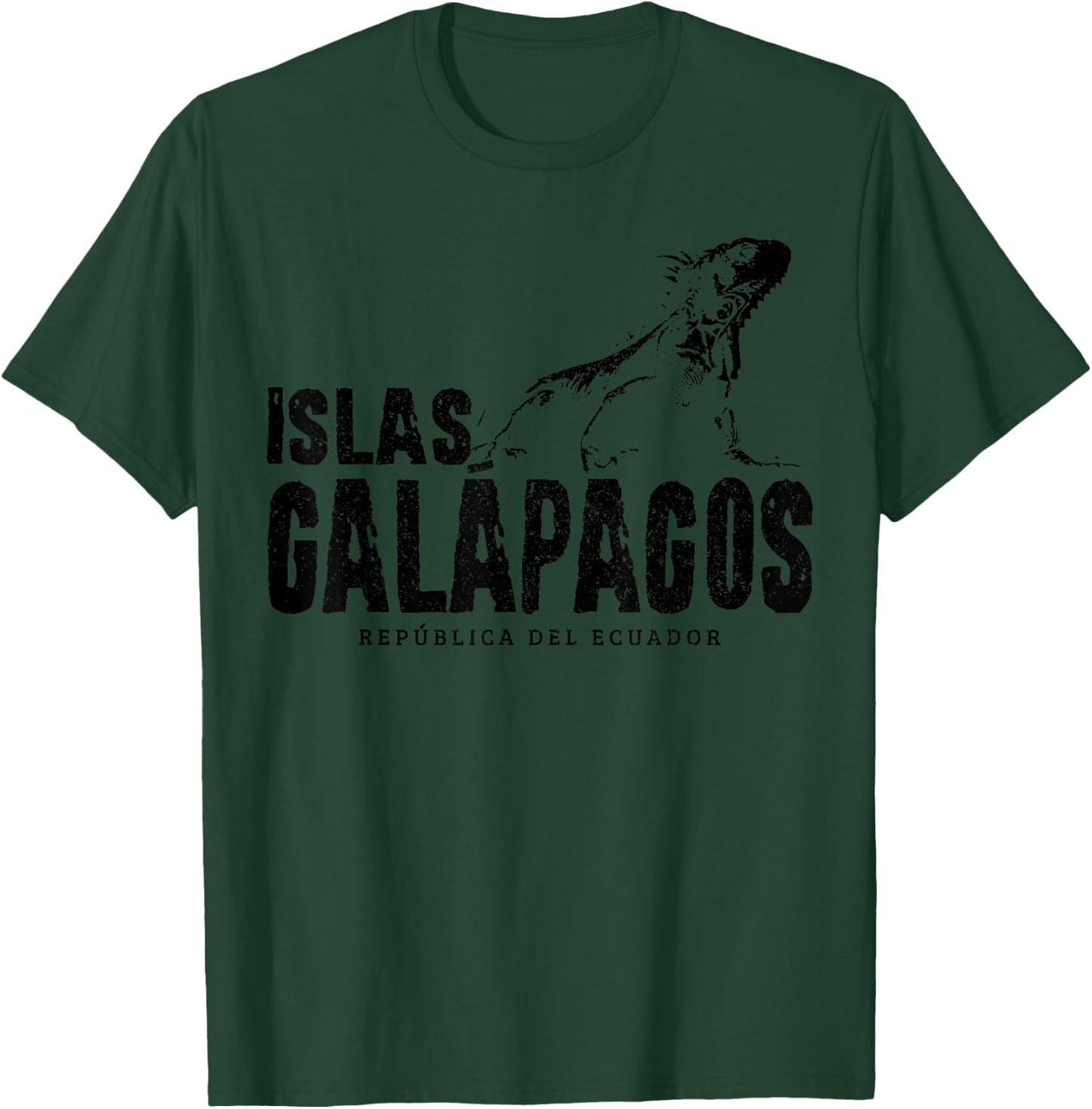 Galapagos Islands Islas Galapagos Iguana Ecuador T-Shirt - T-Shirt | Forest