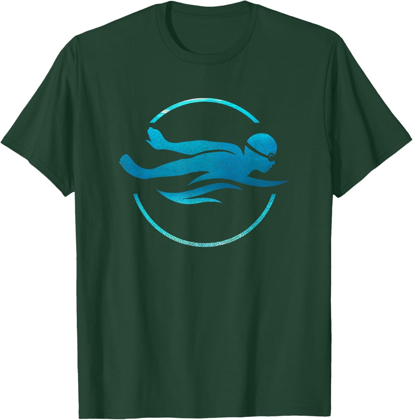 Swimmer Swimming Swim Team T-Shirt - T-Shirt | Forest