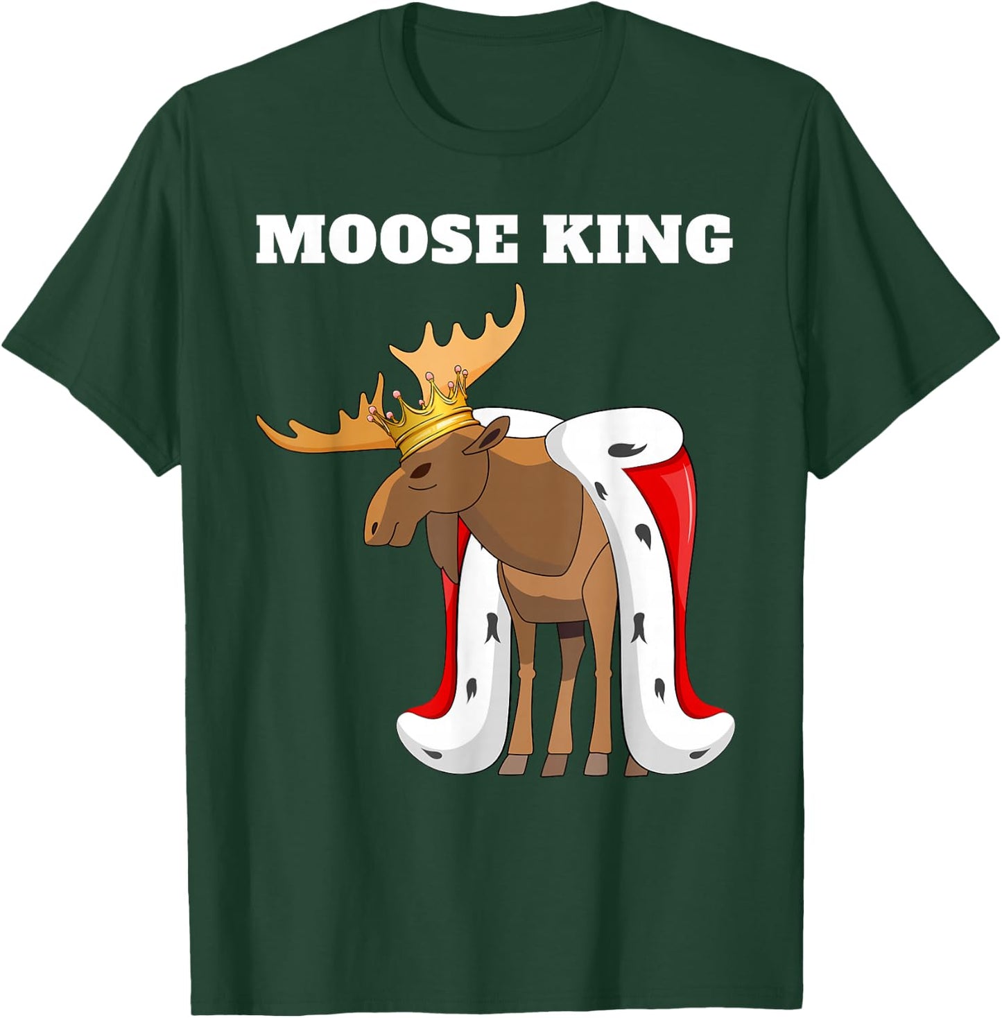 Moose King | Moose Gear | Boys Moose T-Shirt - T-Shirt | Forest