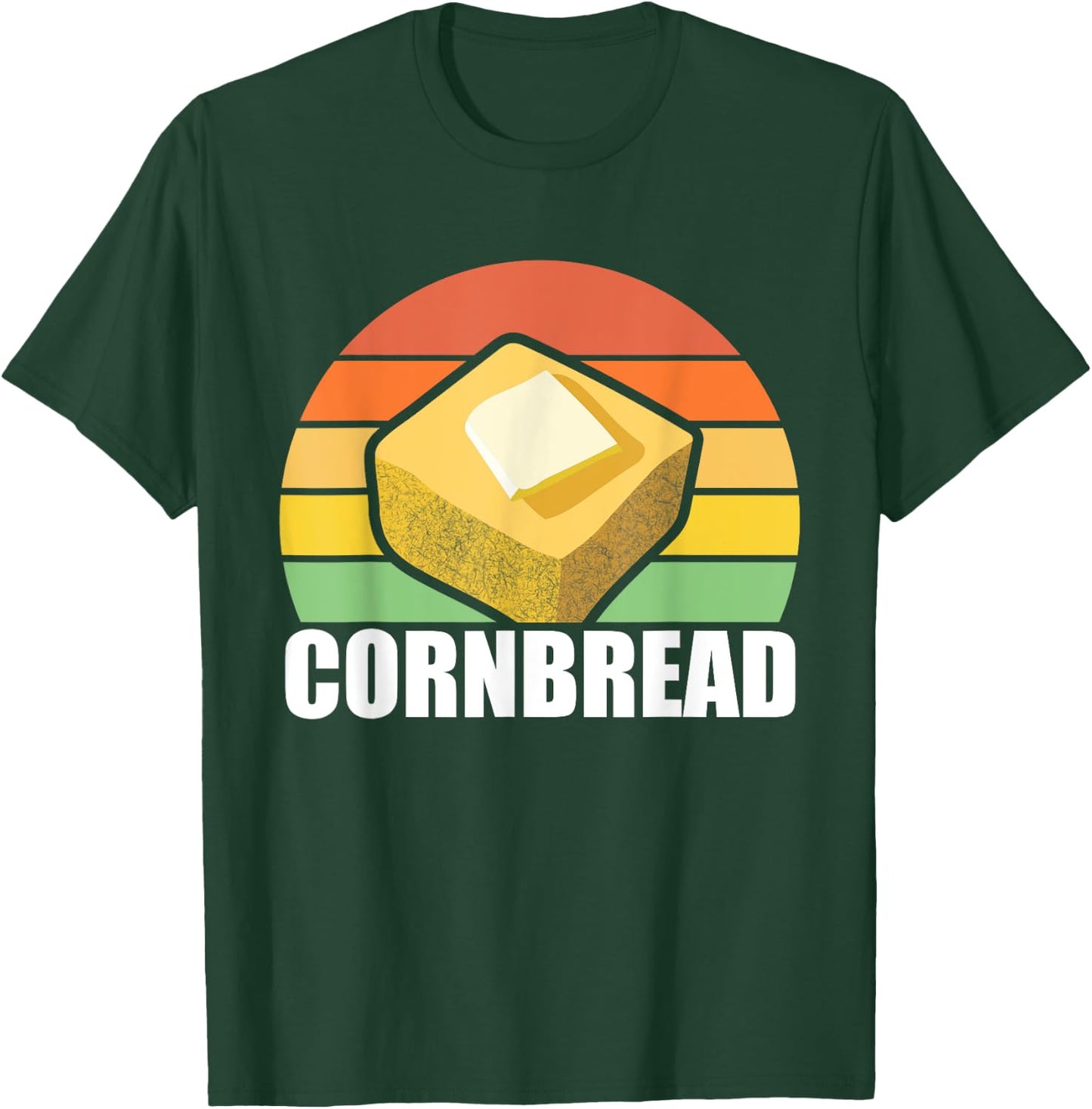 Cornbread Corn Bread Baking Thanksgiving Redneck South USA T-Shirt - T-Shirt | Forest