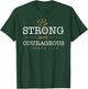 Be Strong And Courageous Jesus Lord Christian Joshua 1:19 T-Shirt - T-Shirt | Forest