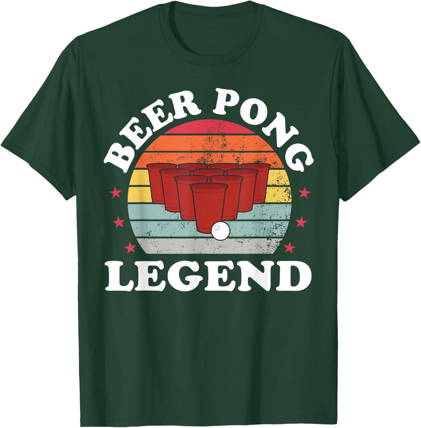 Beer Pong Legend Funny Beer Pong Games Lover Drinking T-Shirt - T-Shirt | Forest