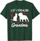 Cat and French Bulldog Grandma Frenchie Dog Grandmother Cute Women T-Shirt - T-Shirt | Forest