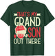 That's My Grandson Out There Hockey For Grandma Grandpa T-Shirt - T-Shirt | Forest