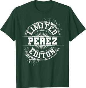 PEREZ Funny Surname Family Tree Birthday Reunion Gift T-Shirt - T-Shirt | Forest
