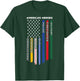 First Responders Heroes - Police Military Firefighter Nurses T-Shirt - T-Shirt | Forest
