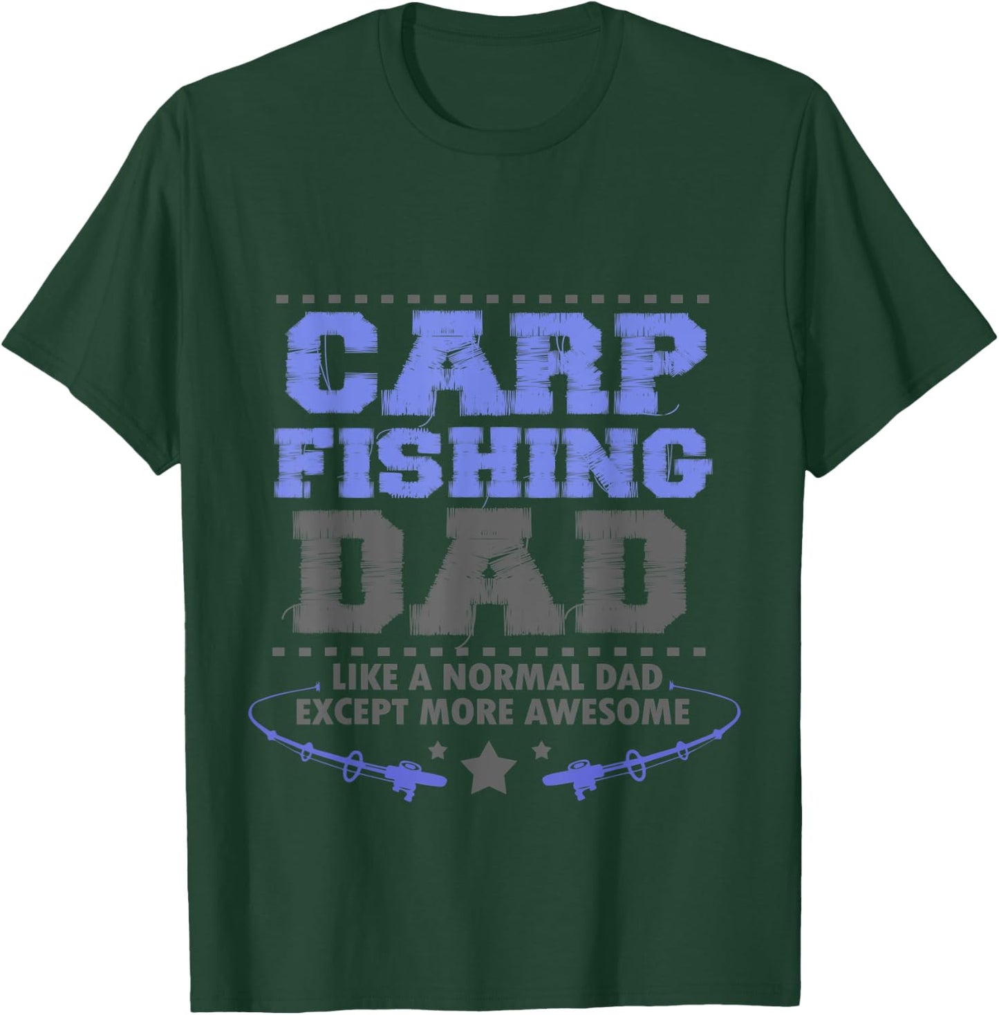 Carp Fishing Dad T-Shirt - T-Shirt | Forest