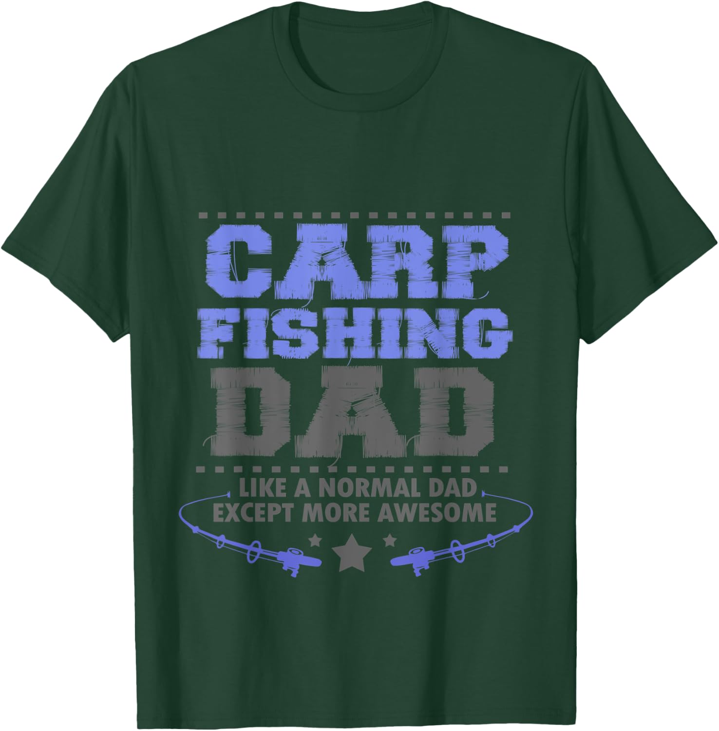 Carp Fishing Dad T-Shirt - T-Shirt | Forest