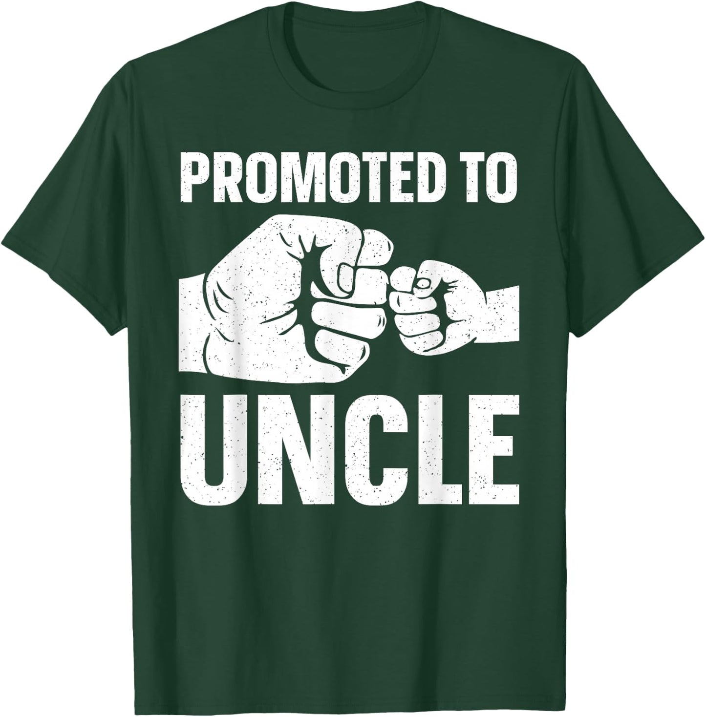 Funny Uncle Design Daddy Dad Boys Promoted To Uncle T-Shirt - T-Shirt | Forest