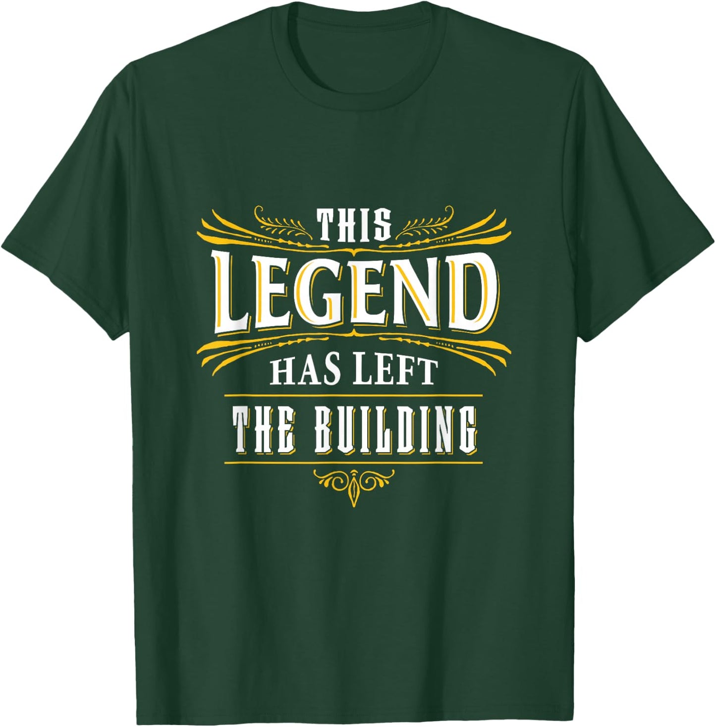 Retirement Gifts Men 2024 This Legend Has Left The Building T-Shirt - T-Shirt | Forest