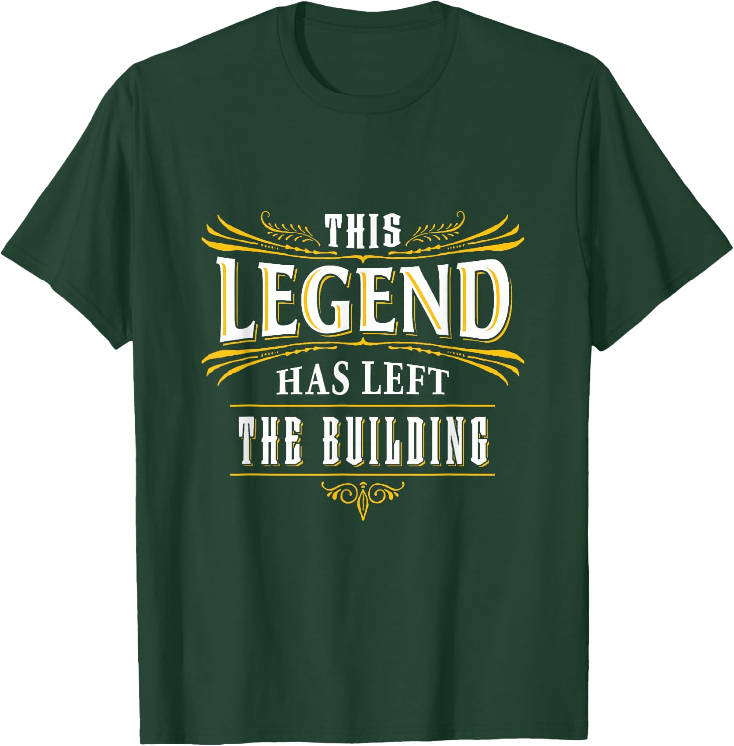 Retirement Gifts Men 2024 This Legend Has Left The Building T-Shirt - T-Shirt | Forest