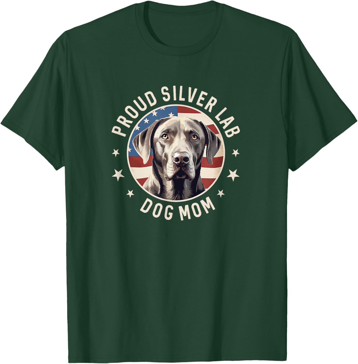 Proud Silver Labrador Retriever Dog Mom Women T-Shirt - T-Shirt | Forest