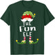Fun Elf Group Christmas Funny Pajama Party T-Shirt - T-Shirt | Forest