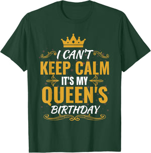 husband wife birthday shirt Gift It's my Queen's Birthday T-Shirt - T-Shirt | Forest
