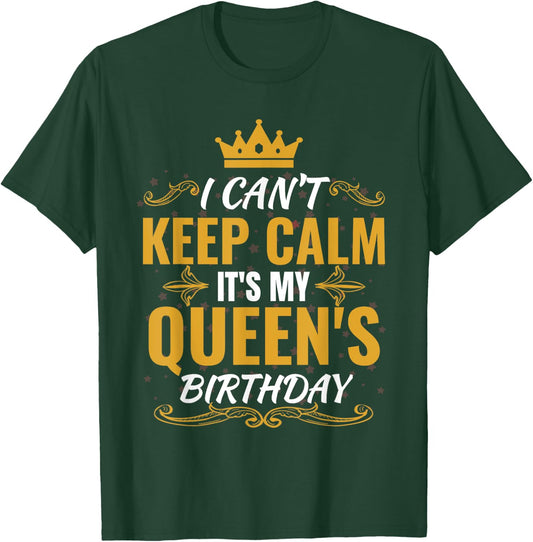 husband wife birthday shirt Gift It's my Queen's Birthday T-Shirt - T-Shirt | Forest