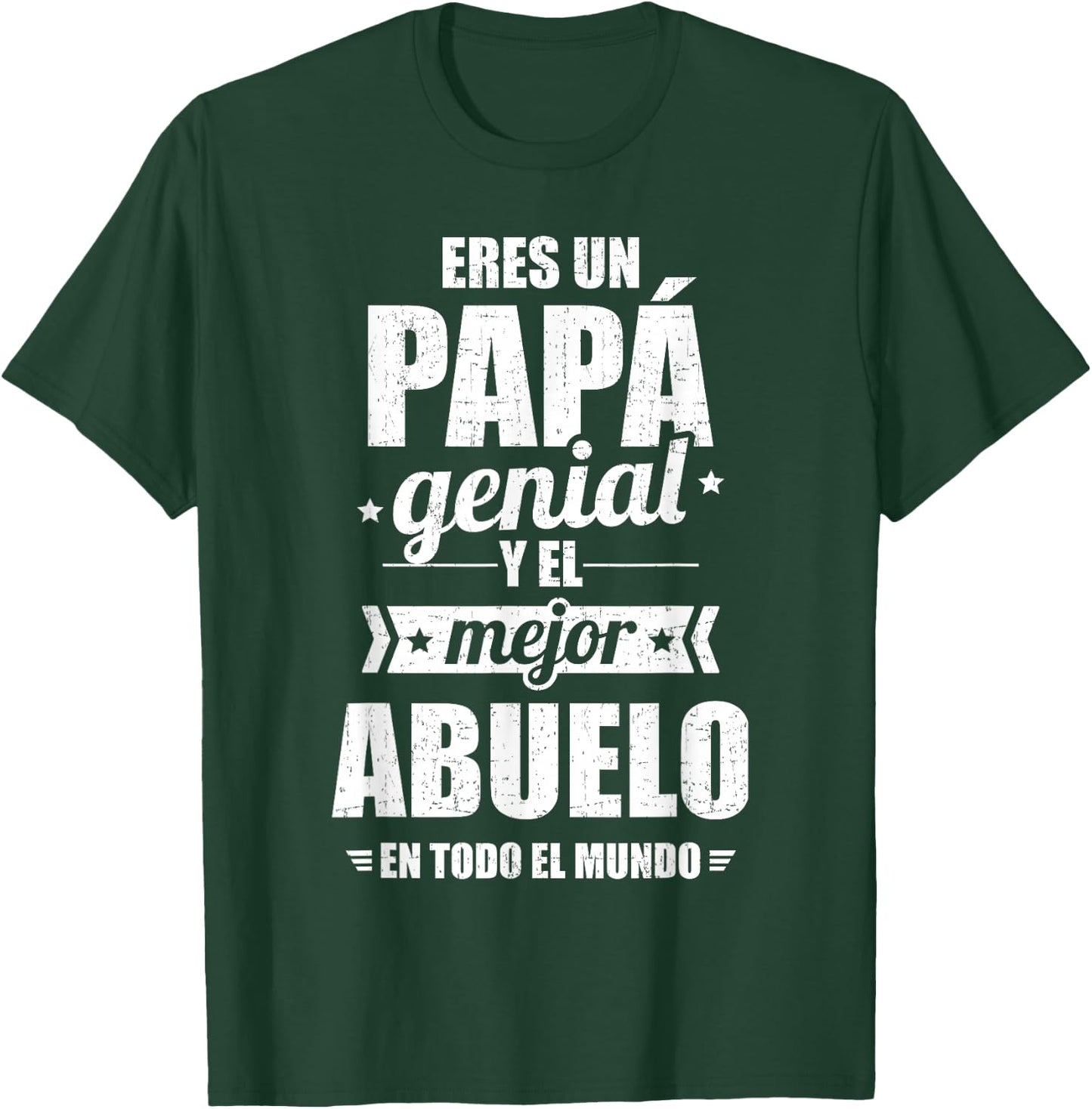 Eres un papá Genial y el Mejor Abuelo en todo el Mundo T-Shirt - T-Shirt | Forest