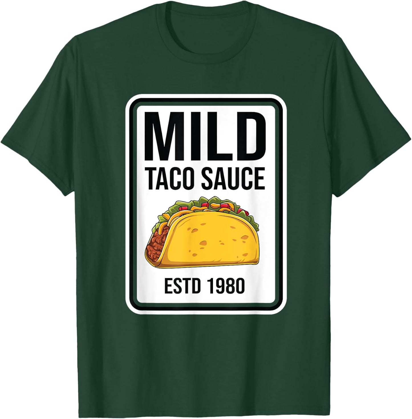 Mild Taco Sauce Condiment Halloween Matching Costume Group T-Shirt - T-Shirt | Forest