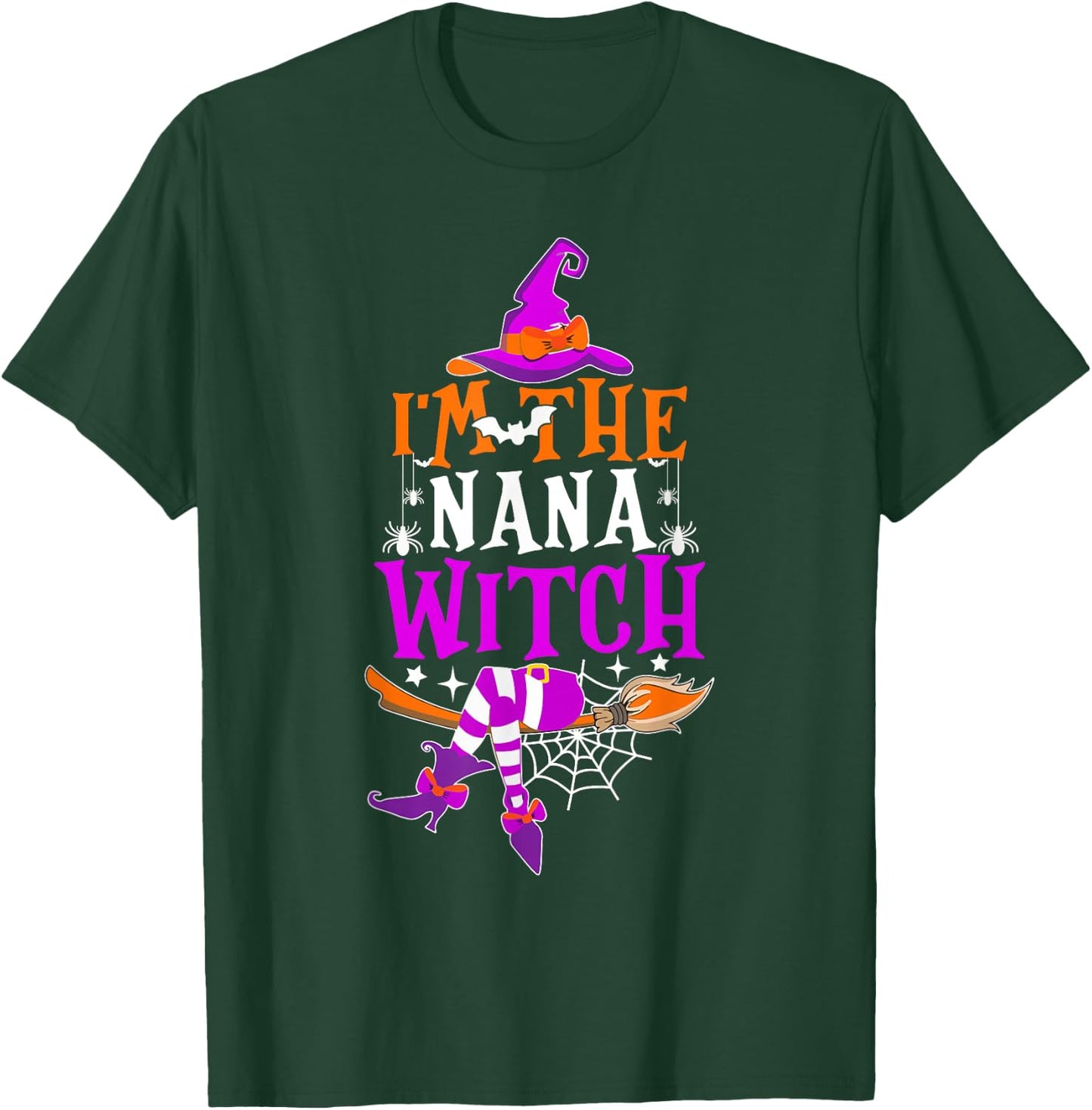 I'm The Nana Witch Shirt Funny Halloween Family Matching T-Shirt - T-Shirt | Forest