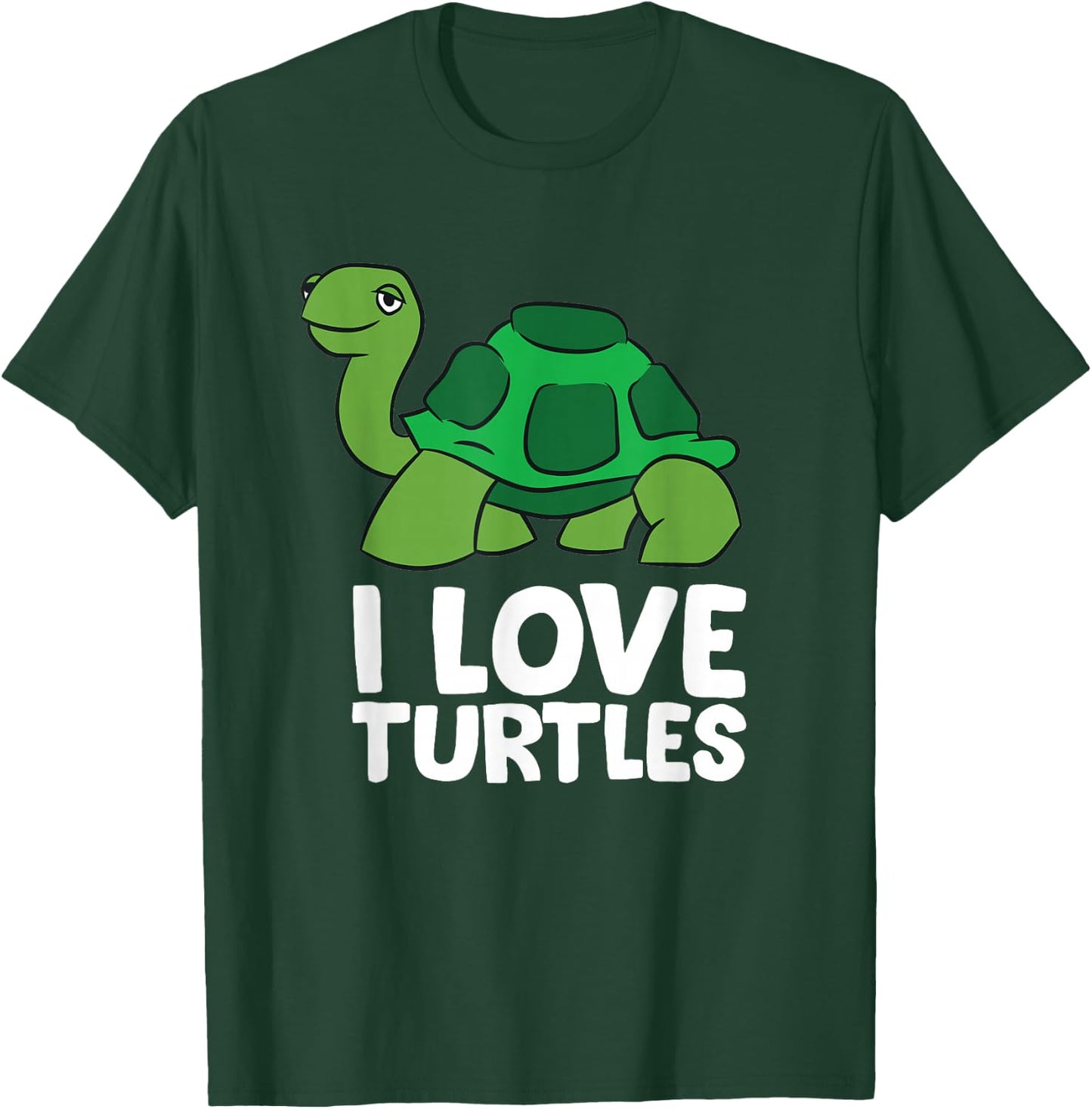 Love Sea Turtles I Love Turtles T-Shirt - T-Shirt | Forest