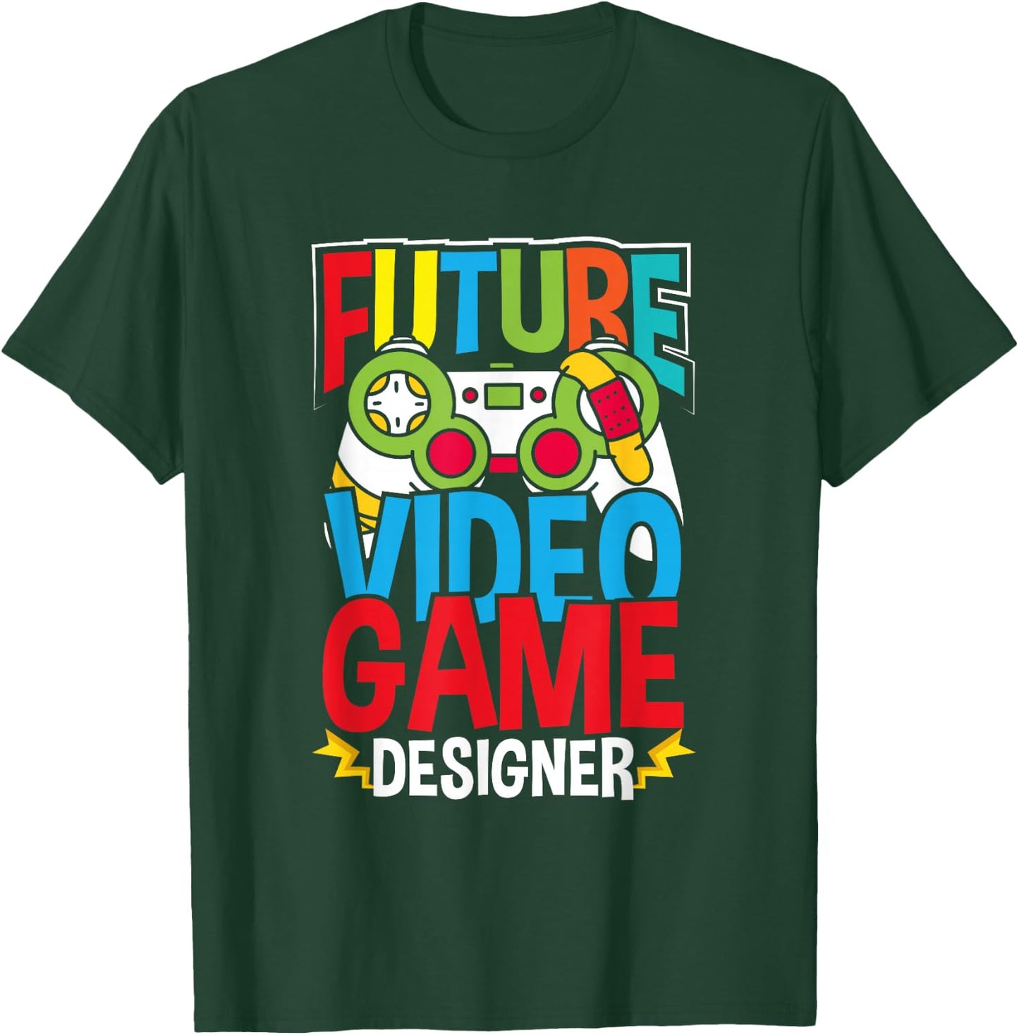 Future Video Game Designer Developer Gamer Programmer T-Shirt - T-Shirt | Forest