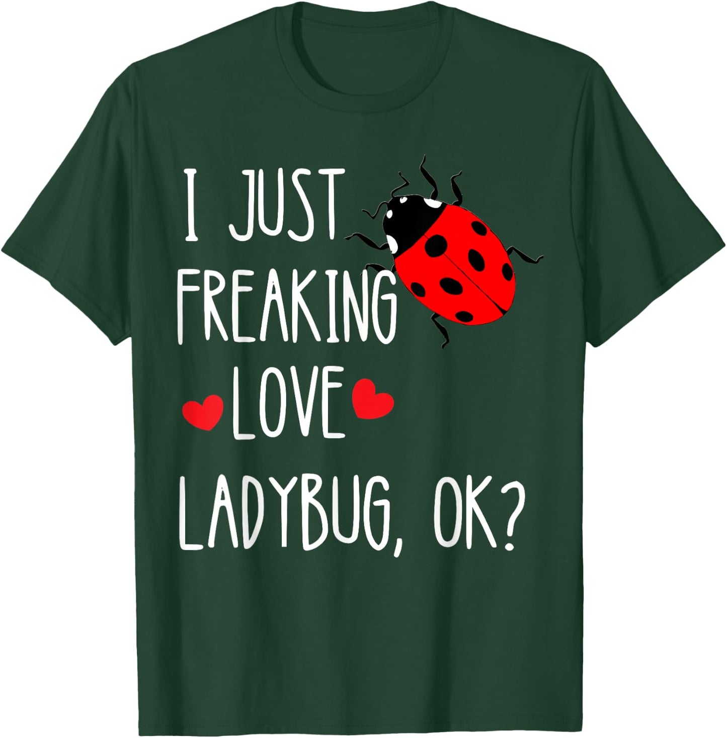 Ladybird Summer Insect Beetles Insect Customer T-Shirt - T-Shirt | Forest
