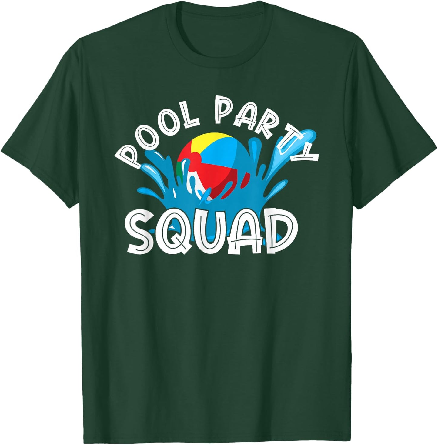 Pool party squad beach pool party gift women kids T-Shirt - T-Shirt | Forest