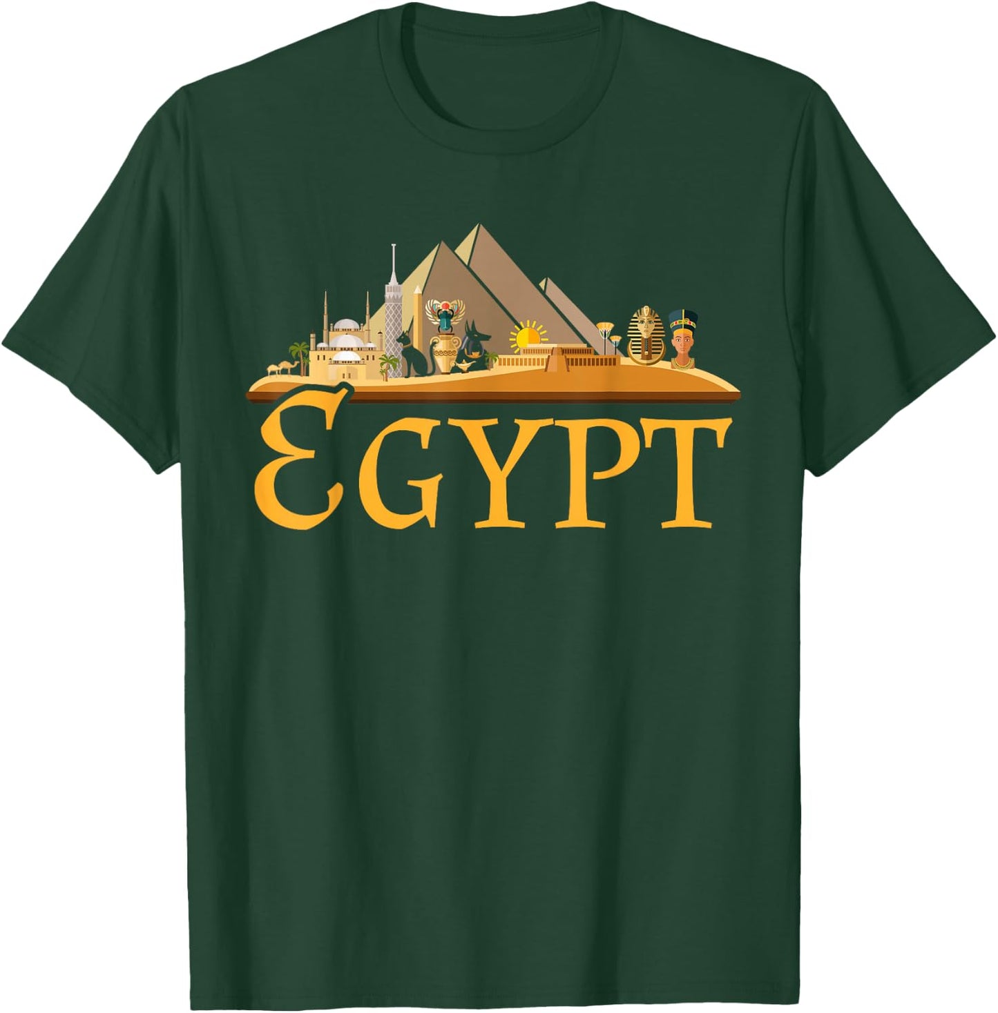 Pyramids Egypt T-Shirt - T-Shirt | Forest