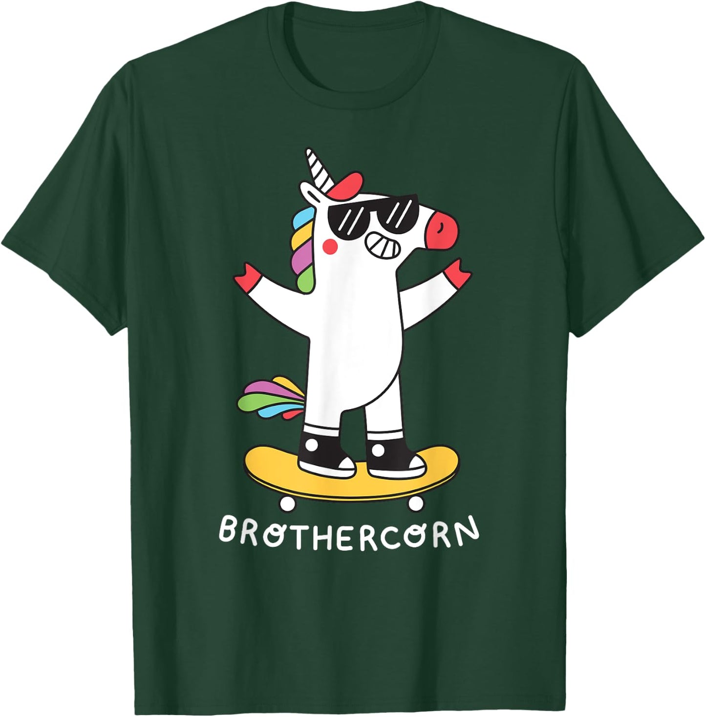 Magic Unicorn Brothercorn Family Brother T-Shirt - T-Shirt | Forest