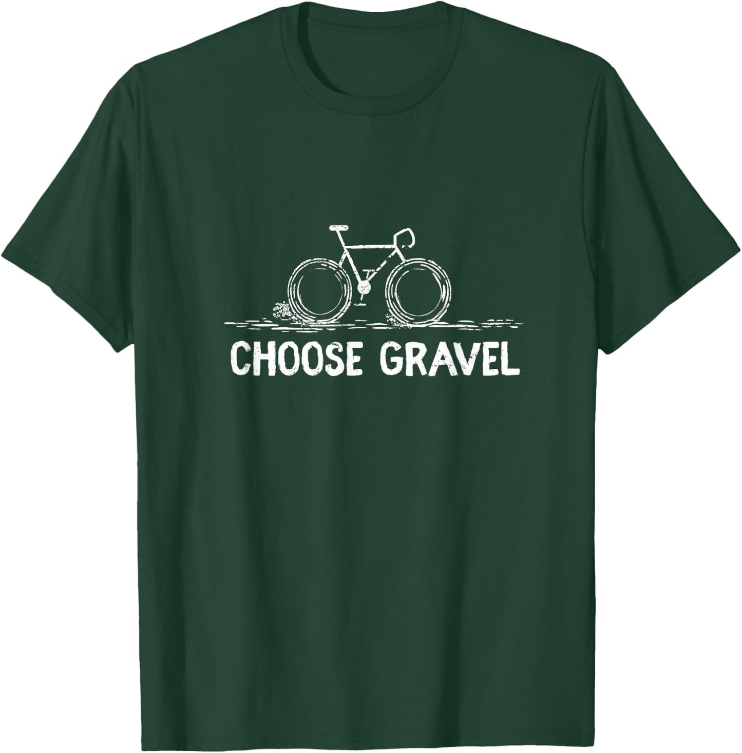 Gravel Grind Bike Cycling T-Shirt - T-Shirt | Forest