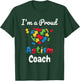 I'm A Proud Autism Coach | Women Men Heart Gifts T-Shirt - T-Shirt | Forest