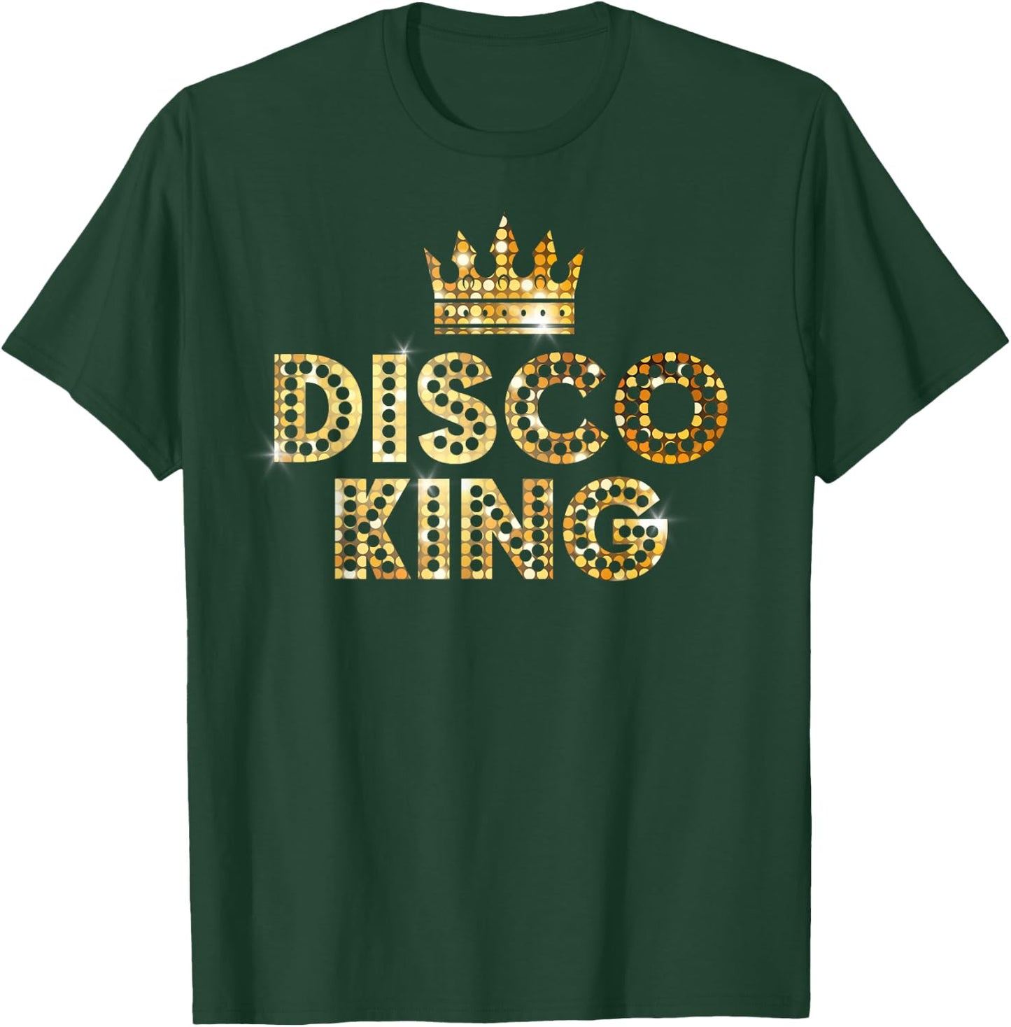 Disco King Funky Vintage 70s 80s For Dance Parties T-Shirt - T-Shirt | Forest
