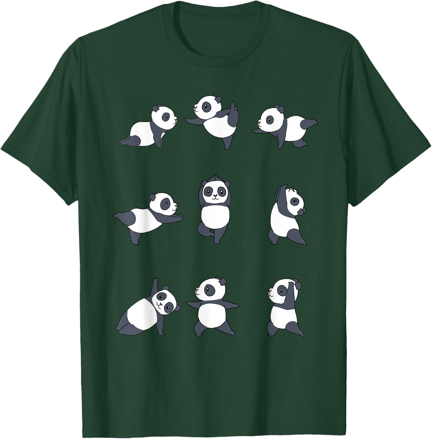 Panda Yoga T-Shirt - T-Shirt | Forest