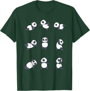Panda Yoga T-Shirt - T-Shirt | Forest
