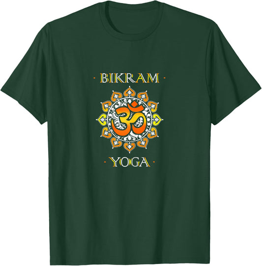 Bikram Yoga Shirts Bikram Yoga Shirt Om Shirt Yoga T-Shirt - T-Shirt | Forest