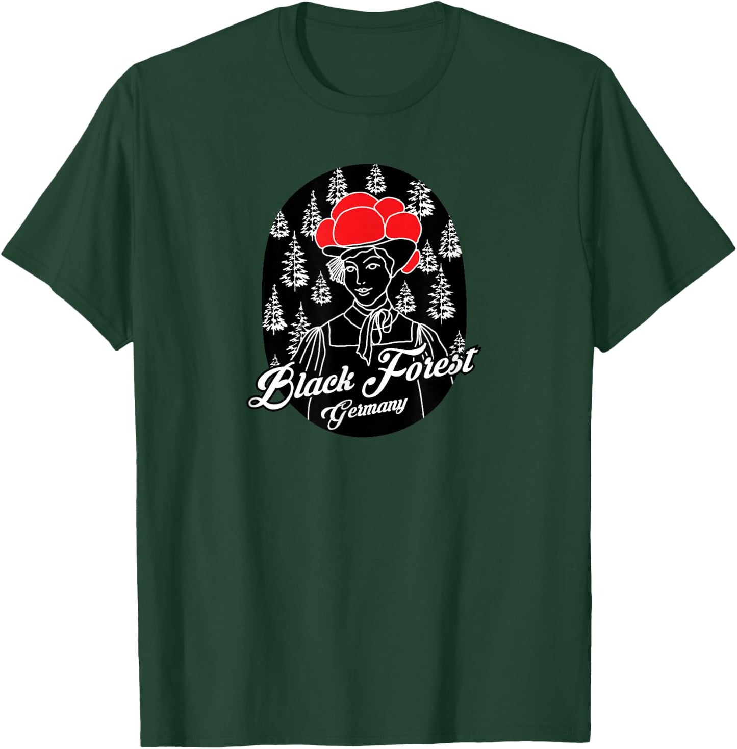 Black Forest, Black Forest - Germany T-Shirt - T-Shirt | Forest