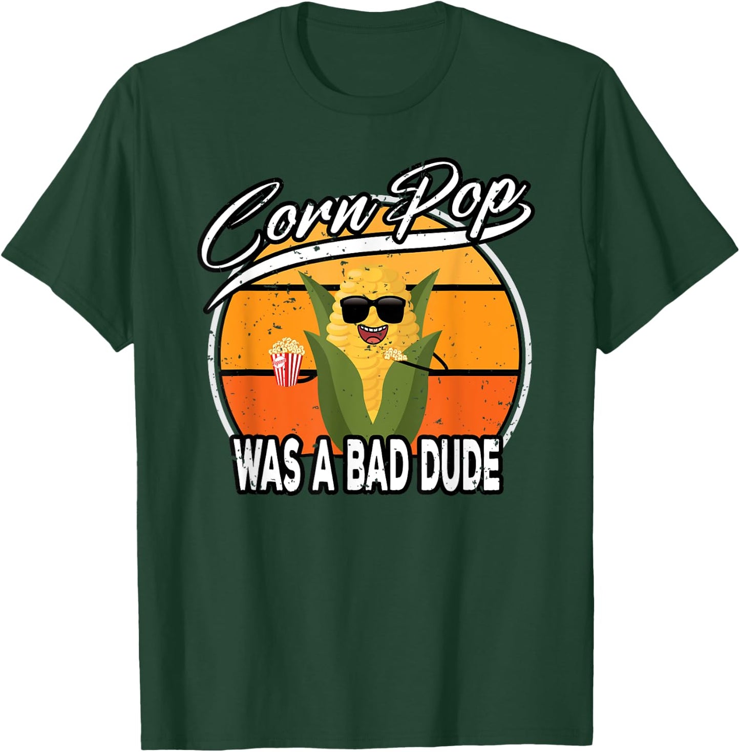 Corn Pop Was A Bad Dude Biden Funny Political Meme T-Shirt - T-Shirt | Forest