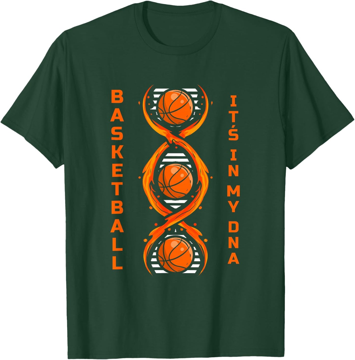 Basketball Player It's In My DNA Ballsport Training T-Shirt - T-Shirt | Forest