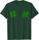 Irish Shamrock Boobs Saint St.Patrick's Paddys Day Boobies T-Shirt - T-Shirt | Forest