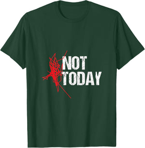 Not Today - Runner GPS Design by NTMF T-Shirt - T-Shirt | Forest