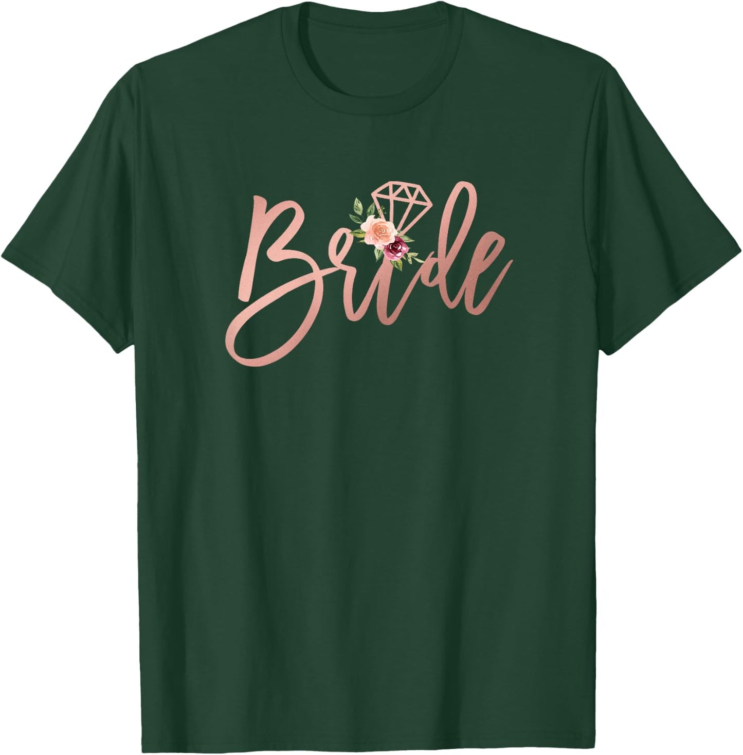 Wedding Shower for Future Mrs Bride to be from Groom Floral T-Shirt - T-Shirt | Forest