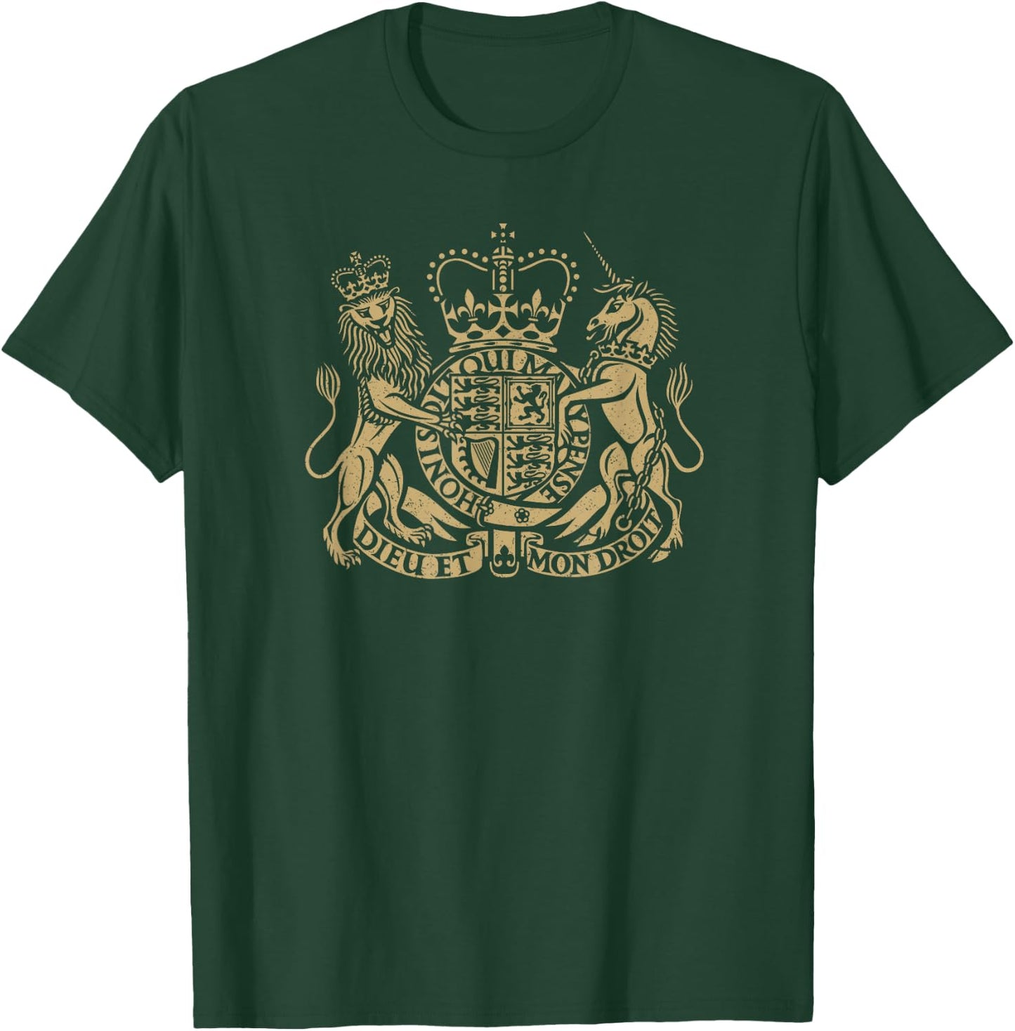Uk United Kingdom Coat of Arms Symbol T-Shirt - T-Shirt | Forest