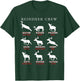 Reindeer Crew Dasher Sausage Dancer Jerky Prancer Chili Xmas T-Shirt - T-Shirt | Forest