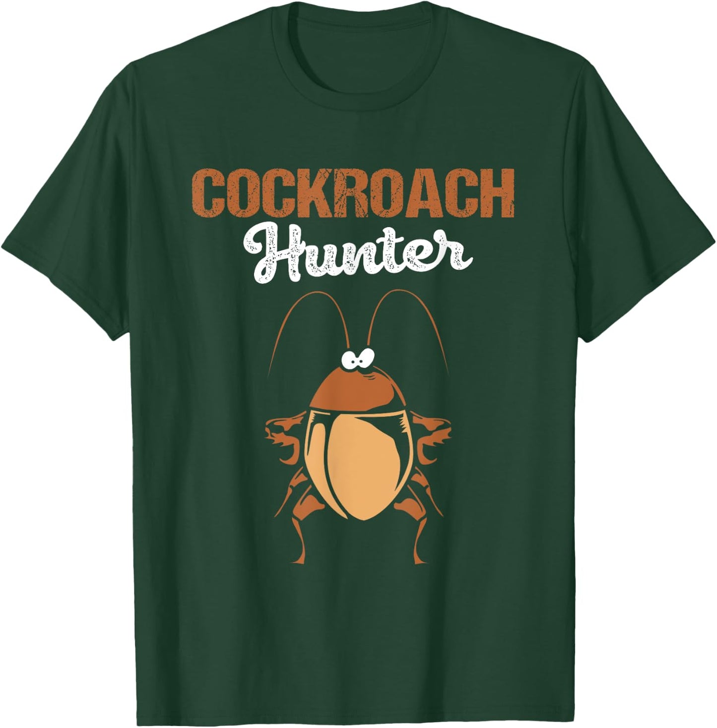 Cockroach Hunter Cockroach Costume Adult T-Shirt - T-Shirt | Forest