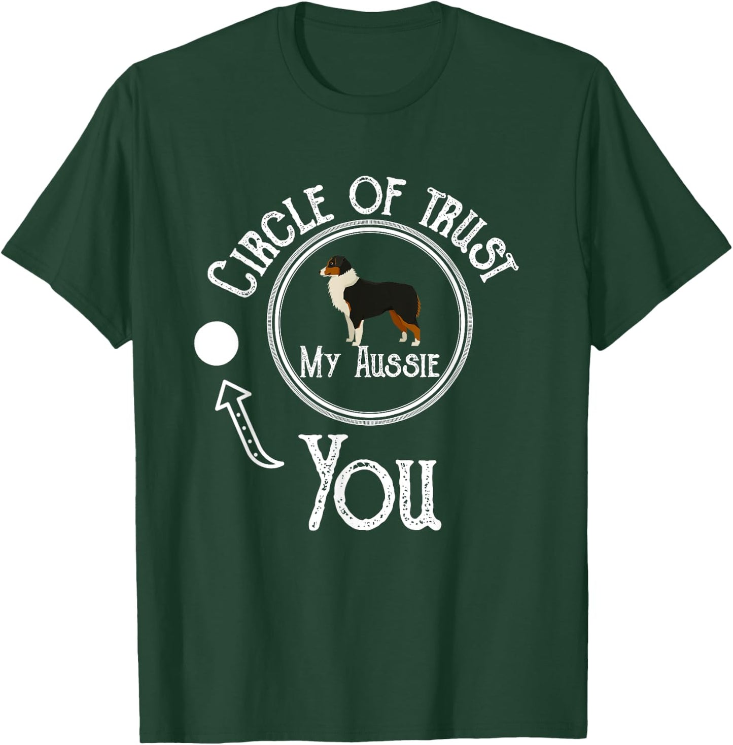 Funny Australian Shepherd Dog - Aussie Shepherd Gifts Dog T-Shirt - T-Shirt | Forest