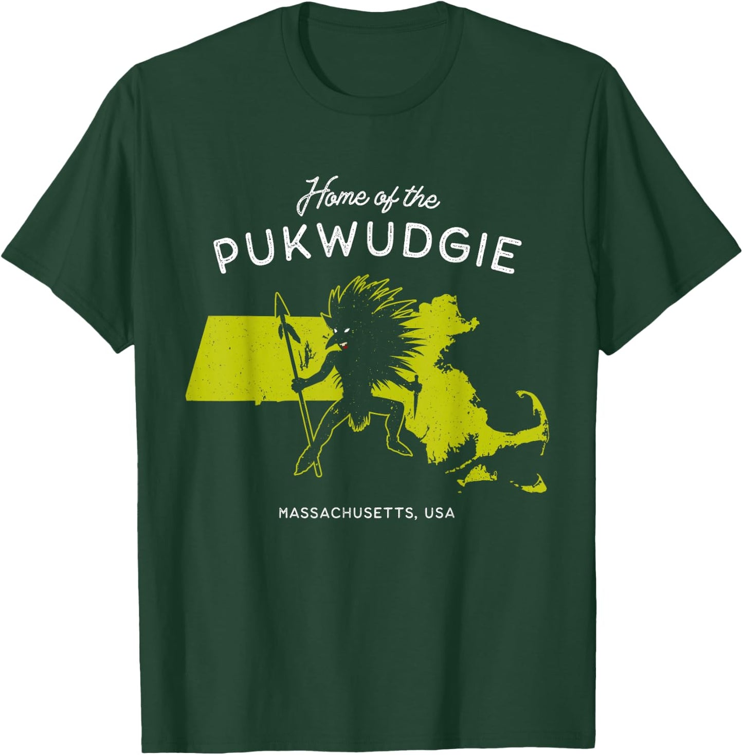 Home of the Pukwudgie - Massachusetts, USA T-Shirt - T-Shirt | Forest